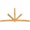 Ekena Millwork Alberta Rough Sawn Timber Gable Bracket, Western Red Cedar, 108"W x 72"H x 4"D x 4"F, 16/12 Pitch GBW108X72X0404ALB00RWR - alternate 5